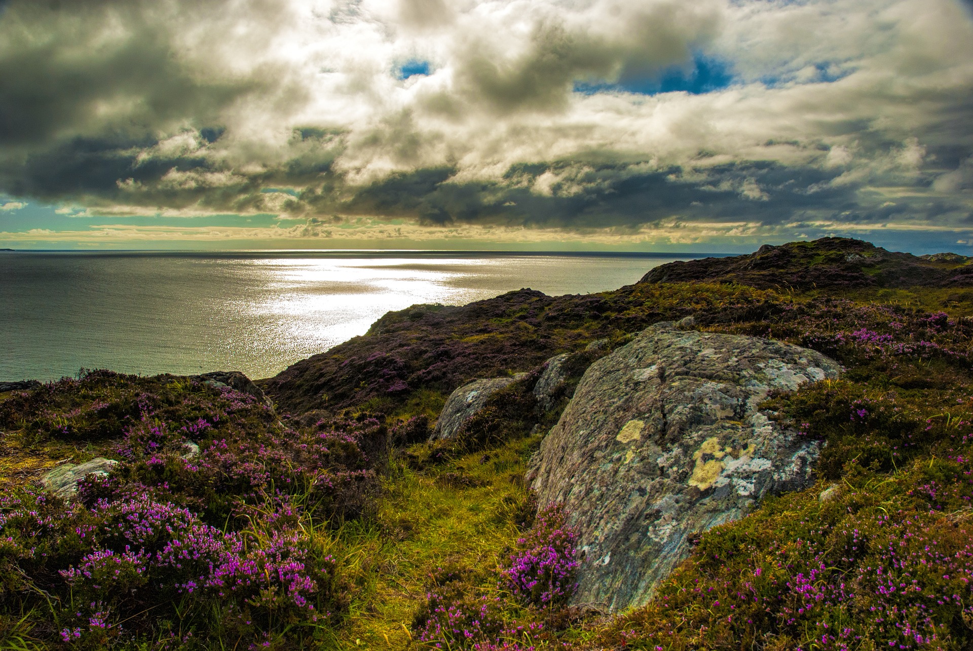 Lochinver coast in Scotland